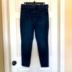 AEO American Eagle Highest Jegging Crop Jeans 16 EUC